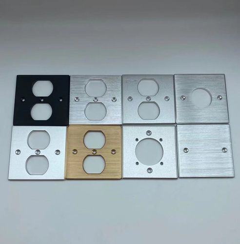 5mm音响专用拉丝墙插面板中间