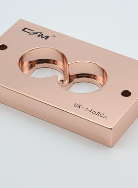 UK-146 2代   147*86 香港地区 发烧级纯紫铜插面板 音响墙插面板