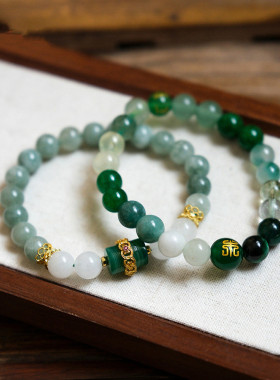 轻奢天然水晶石串珠手链