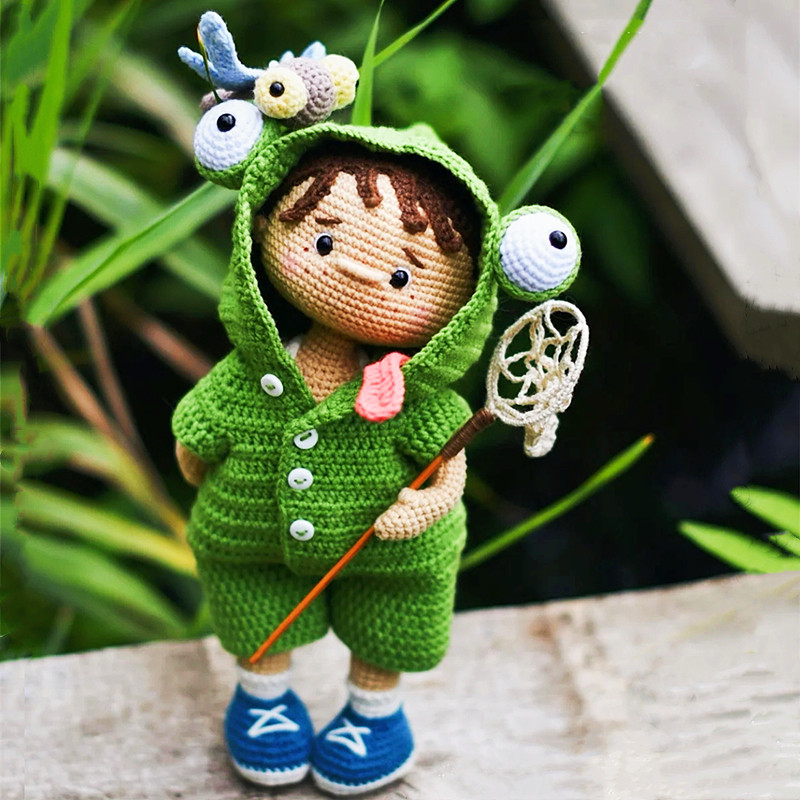 diy手工毛线钩针编织材料哥哥