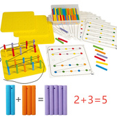 20幼儿园早教教具 工作卡1045 台湾智高GIGO进口玩具桩 含桩板