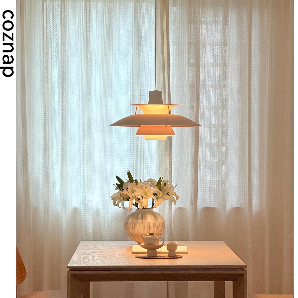 coznap ｜丹麦北欧PH5餐厅吊灯中古吧台设计师现代简约飞碟餐桌灯,家装灯饰光源,餐厅吊灯,淘宝优惠券,粉丝福利购,淘宝优惠卷