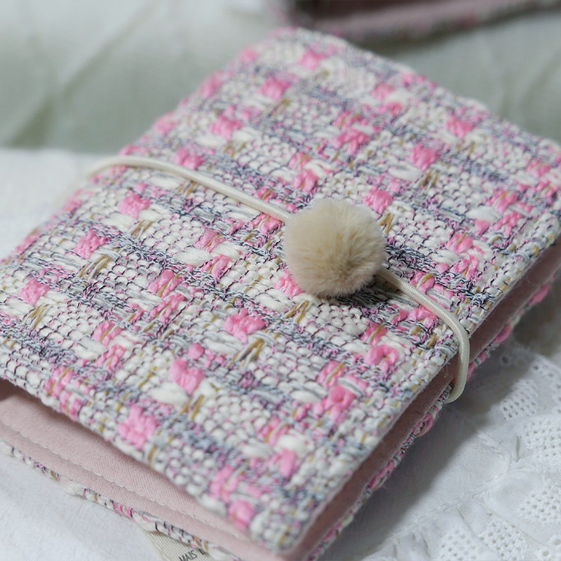 躲在耳里|限量毛呢活页|粉色编织高级精致气质氛围重工手帐本m5a7,文具电教/文化用品/商务用品,手帐/日程本/计划本,淘宝优惠券,粉丝福利购,淘宝优惠卷