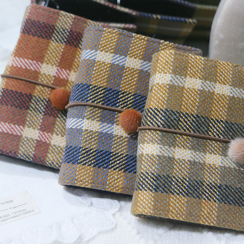 躲在耳里|限量毛呢活页|格纹高级精致经典格子氛围重工手帐本m5a7,文具电教/文化用品/商务用品,手帐/日程本/计划本,淘宝优惠券,粉丝福利购,淘宝优惠卷