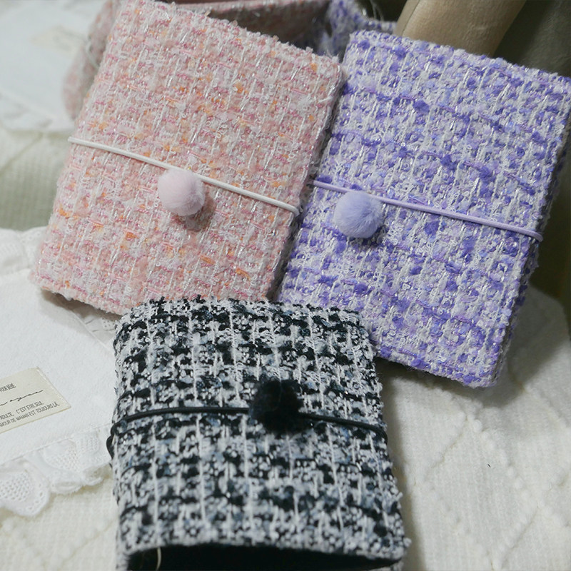 躲在耳里|限量毛呢活页|格子糖果色可爱精致小众氛围手帐本m5a7,文具电教/文化用品/商务用品,手帐/日程本/计划本,淘宝优惠券,粉丝福利购,淘宝优惠卷