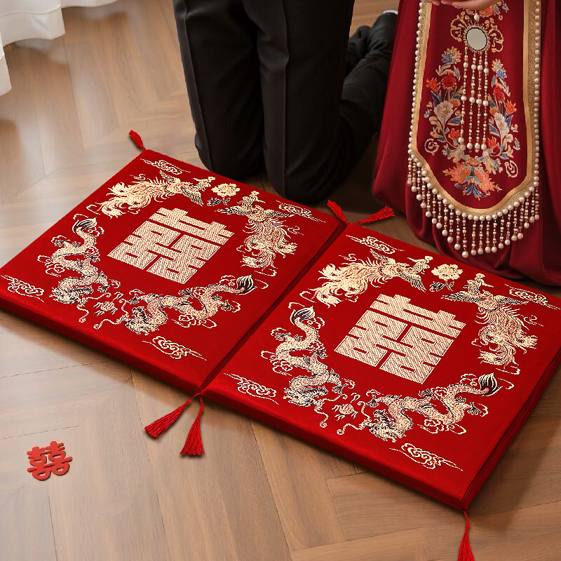 跪垫结婚敬茶一对坐福垫加厚婚礼跪拜红色喜垫子新娘婚庆改口坐垫,节庆用品/礼品,婚庆跪垫,淘宝优惠券,粉丝福利购,淘宝优惠卷
