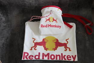 UpFuncle恶搞“ 红猴” 攀岩镁粉袋 腰挂 高墙难度野攀小粉袋