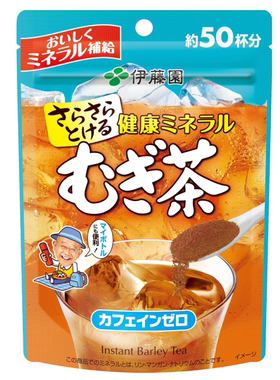 日本进口伊藤园 舒爽 健康矿物质麦茶 40克 粉末 带拉链袋型