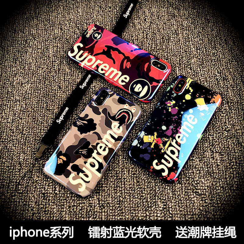 潮男女iPhone XS max蓝光手机软壳猿人鲨鱼苹果6S/7/8plus/情侣XR在类目 3C数码配件, 手机配件, 手机保护套/壳中 - 来自Buy2taobao.com提供专业的淘宝代购服务