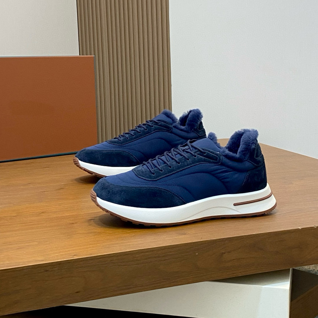 老马鞋店男鞋冬季新款男士休闲鞋真皮牛皮保暖棉鞋羊毛鞋皮毛一体