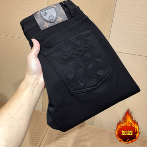 加绒加厚 不褪色 9391 P180 冬季男修身牛仔裤 控255低成交235，男装牛仔裤，钱塘6008(原3014)