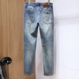 字母错误货号6611P175男士春夏小直筒修身牛仔裤终端售价248，男装牛仔裤，钱塘6008(原3014)