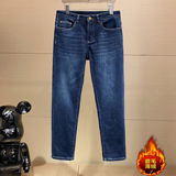 磨毛薄绒字母错误9389P180冬男修身牛仔裤控255低成交235，男装牛仔裤，钱塘6008(原3014)