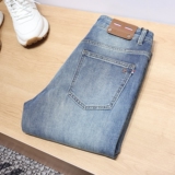 字母错误货号9123P175男士春夏小直筒修身牛仔裤终端售价248，男装牛仔裤，钱塘6008(原3014)