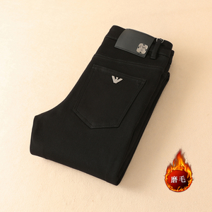 不褪色 磨毛薄绒 9375 P175 冬季男修身牛仔裤 控245低成交225，男装牛仔裤，钱塘6008(原3014)