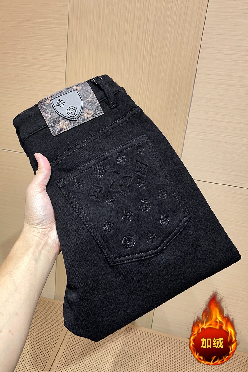 加绒加厚不褪色9391P180冬季男修身牛仔裤控255低成交235,男装牛仔裤,钱塘6008(原3014)