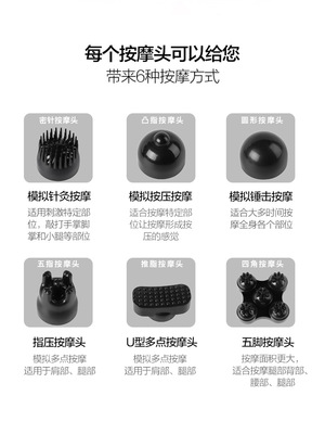 手持式按摩器海豚按摩仪电动按摩棒捶背棒保健锤震动按摩锤敲背锤