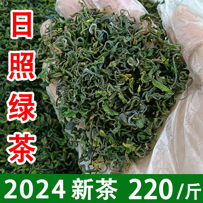 山东日照绿茶2024年新茶叶露天春茶特级手工炒青散装板栗香500g