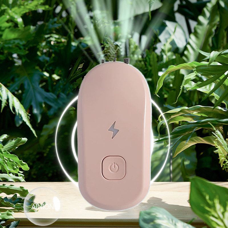 棋牌室迷你小型卫生间除烟味雾尘除臭清新机挂脖净化器负离子空气