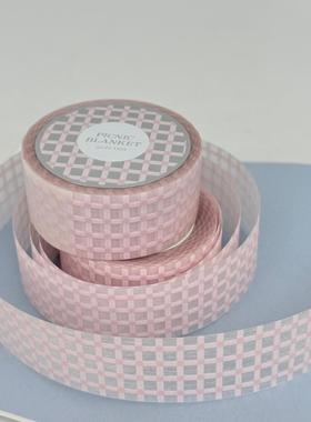 人生磁带LIFETAPE Picnic Blanket Pinkish Pop 胶带分装基础款