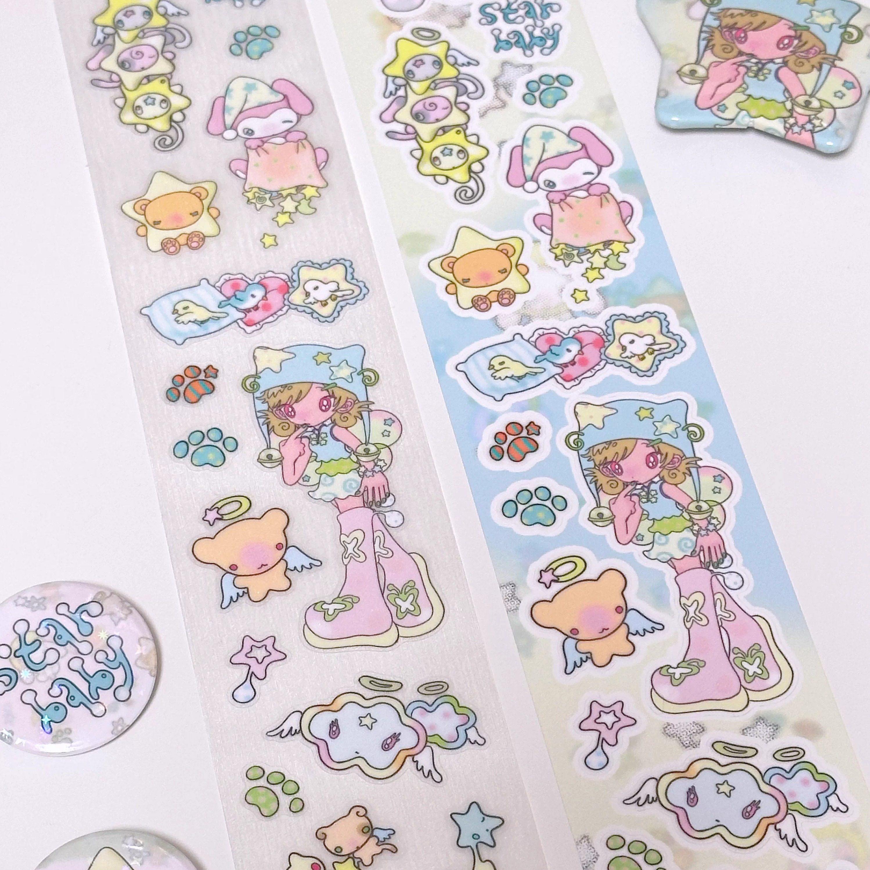 hellosmile木蝉司微笑商店twinkle party鸟鸟一贴纸卷胶带分装