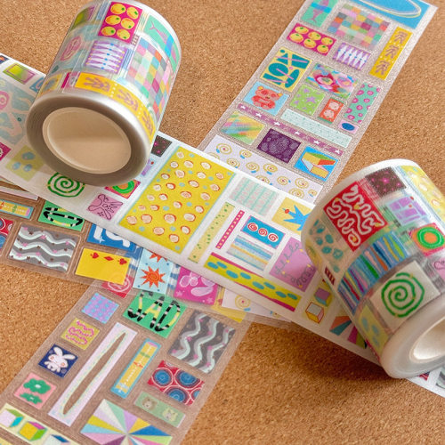 CCCelsius kaleidoscope 分装新品胶带贴纸卷盐系基础素材新品