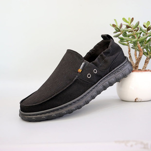 厚软底软面超轻一脚蹬休闲男鞋 透气单鞋 28M291 布鞋 一步赢BBY男士