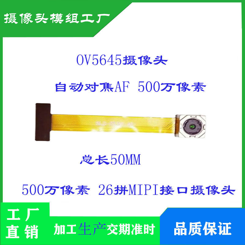 OV5645 카메라 모듈 5백만 픽셀 AF 자동 초점 카메라는 FEILING 마더보드 26P를 지원합니다