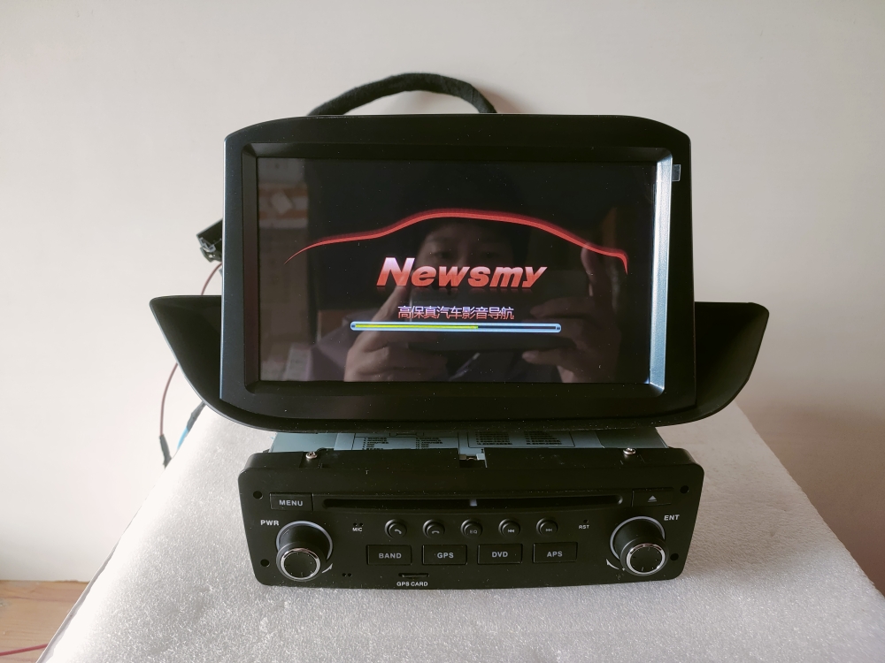 标致308原装专用DVD导航安卓中控大屏倒车影像记录仪一体机