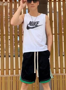 Nike耐克男子经典无袖跨栏背心