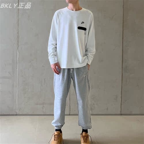 太空棉运动休闲长袖T恤男子Nike