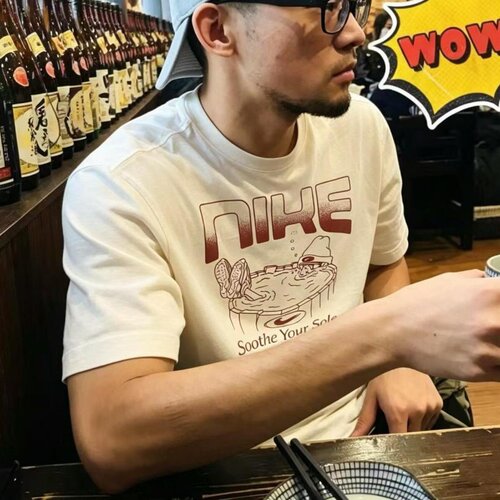 Nike耐克男纯棉休闲短袖圆领T恤