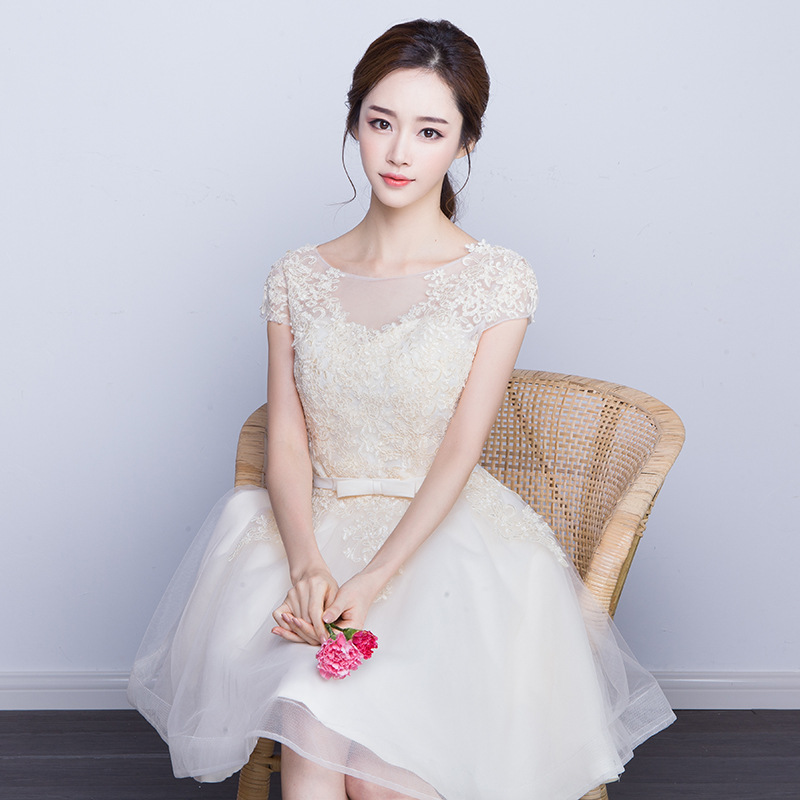 宴会晚礼服女2025新款春季优雅甜美小公主聚会蓬蓬连衣裙显瘦