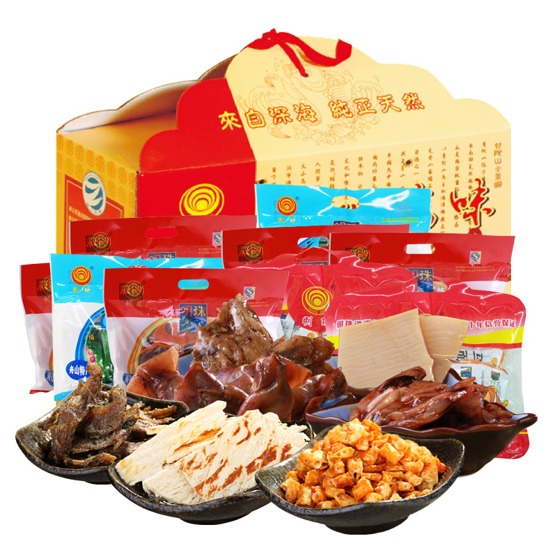 明珠牌海味零食即食小吃组合