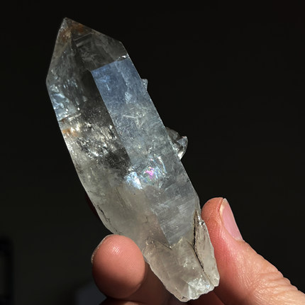 藏晶喜马拉雅西藏水晶天然水晶柱奇石透明造型手工艺品装饰摆件
