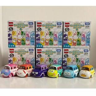 25年1月现货多美卡三丽鸥四代盲盒酷企鹅大眼蛙水怪合金车模玩具