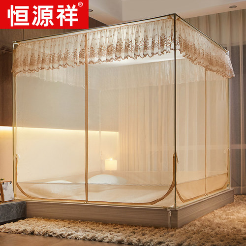 加密网眼加粗加厚支架坐床式蚊帐