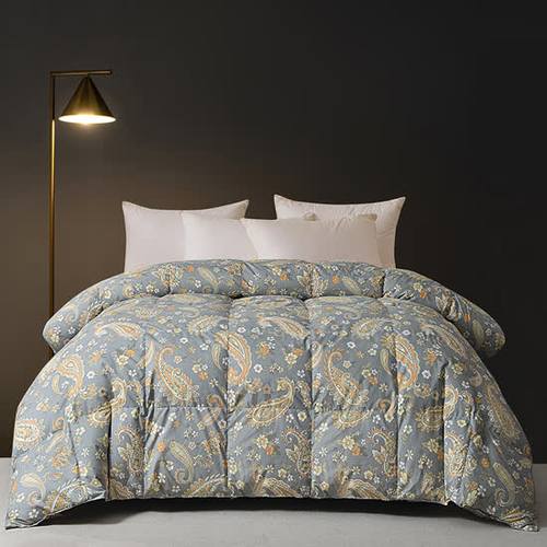 奥力福白鹅绒被芯被子冬季保暖加厚单双人羽绒被