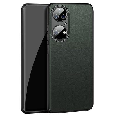 【轻奢真皮】毅美适用华为p50pro手机壳p50新款p50e保护套磁吸外壳男士后壳专用2025高级感大全鼎桥tdtechp的