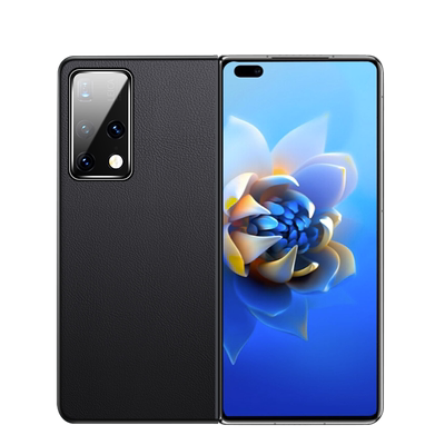 适用华为matex2手机壳折叠屏素皮保护套双开窗外壳魅特男皮matx2磁吸mate新款单后壳x2典藏版metex2男士mtx2