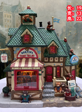 lemax绝版玩具泰迪熊商店年份2011年