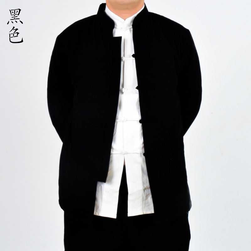 中国风纯棉粗布中式唐装棉袄棉服加厚盘扣外套居士服秋冬棉衣休闲,男装,唐装,淘宝优惠券,粉丝福利购,淘宝优惠卷