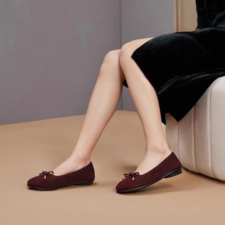 歌迈女鞋超软羊反绒芭蕾鞋复古软底真皮单鞋女新中式手工旗袍鞋,女鞋,浅口单鞋,淘宝优惠券,粉丝福利购,淘宝优惠卷