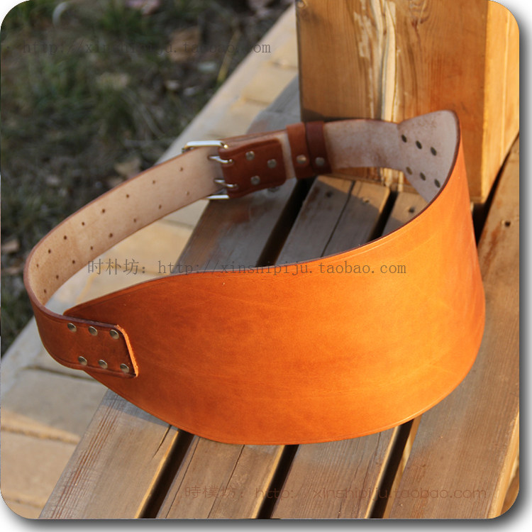 真皮护腰带头层厚牛皮带保健腰板运动植鞣皮护具举重锻炼护具,个人护理/保健/按摩器材,保健护具(护腰/膝/腿/颈),淘宝优惠券,粉丝福利购,淘宝优惠卷