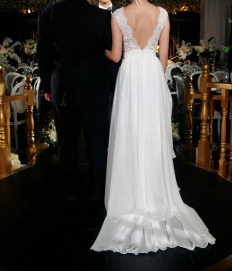 简约森系超仙轻婚纱旅拍草坪婚礼轻纱裙蕾丝小礼服2019新款法式|msdalam kategori Butik wanita / wanita, perkahwinan/Cheongsam/pakaian, perkahwinan - dari Buy2taobao.com untuk memberikan perkhidmatan ejen Taobao profesional membeli