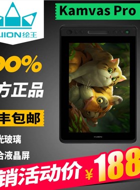 HUION绘王GT-133数位屏手绘屏kamvas pro13全贴合手写屏绘图绘画