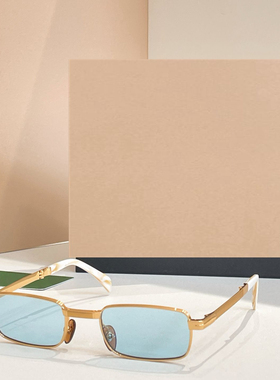 时尚新款太阳眼镜高品质高质感百搭遮阳潮大气DB99金属小框方框