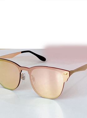 时尚新款 太阳眼镜高品质高质感百搭潮酷遮阳3576无框反光镜片