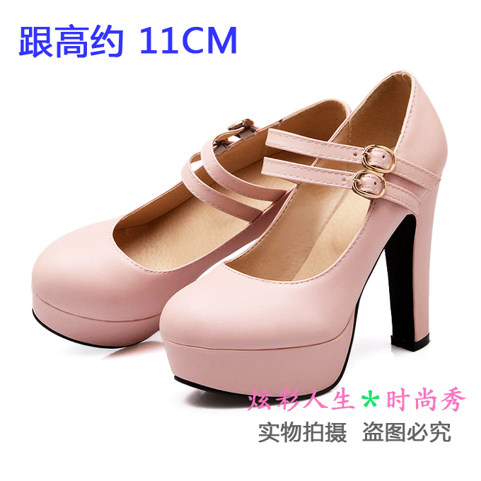 K 第二季NEKO猫cos鞋 K RETURN OF KINGS猫cosplay鞋子粉色高跟鞋