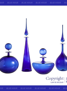 Bluehour小众克莱因蓝艺术摆件